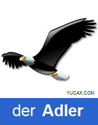 águila en alemán