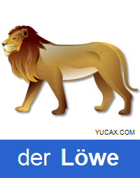 león en alemán