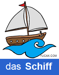 el barco en alemán