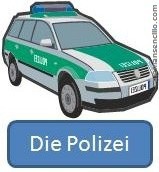 coche de policía alemana