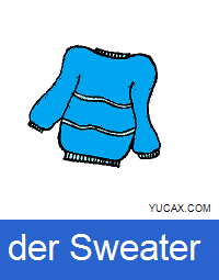 sweater en alemán